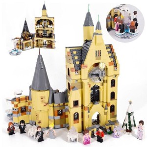 Klocki Harry Potter zestaw Hogwart wieża zegarowa 922 szt.