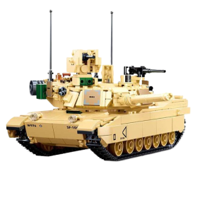 Zestaw klocki pojazdy wojskowe Czołg M1A2