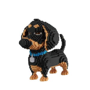 Klocki 3d  mini Pies 2100 elementów