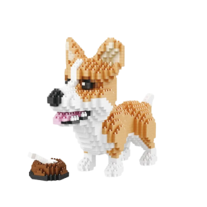 Klocki 3d  mini Pies 1380 elementów