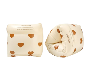 Rękawki do nauki pływania dla dzieci z nadrukiem serduszek