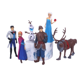 Zabawka dla dzieci zestaw figurek Kraina Lodu 6 sztuk 