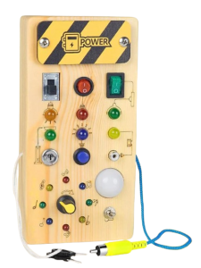 Zabawka edukacyjna dla dzieci drewniana tablica sensoryczna