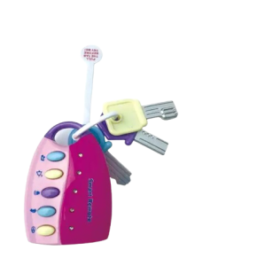 Zabawka edukacyjna dla dzieci zestaw kluczy do zabawy różowe