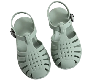 Sandałki dla dzieci na plażę letnie obuwie zielone