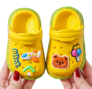 Sandałki Crocsy dla dzieci na plażę letnie obuwie żółte