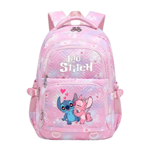 Plecak Lilo i Stitch dla dziewczynki do szkoły z pojemnymi kieszeniami