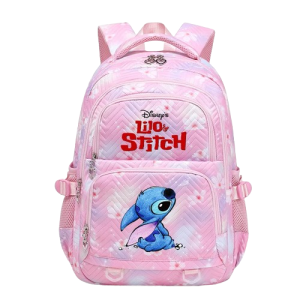Plecak Lilo i Stitch dla dziewczynki do szkoły z pojemnymi kieszeniami