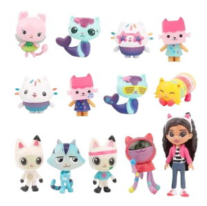 Zabawka dla dzieci zestaw figurek z serialu Koci Domek Gabi 13 sztuk