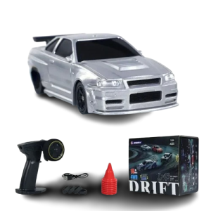 Zdalnie sterowany Nissan Skyline R34 pojazd RC w skali  1:43 Zabawka dla dzieci 