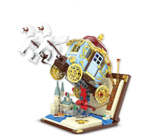 Zestaw klocków Harry Potter Flying Carriage  latająca karoca z końmi 712 elementów