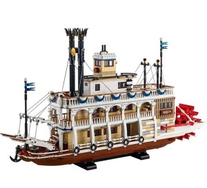 Klocki Statek Parowy Amelia Bocznokołowiec – Wielki Zestaw Kolekcjonerski 4090 el.