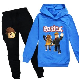 Dres dziecięcy Roblox – komplet bluza z kapturem i spodnie bawełniane 110–160