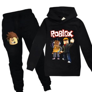 Dres dziecięcy Roblox – komplet bluza z kapturem i spodnie bawełniane 110–160