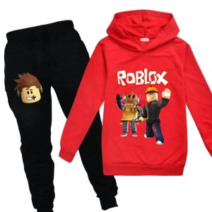 Dres dziecięcy Roblox – komplet bluza z kapturem i spodnie bawełniane 110–160