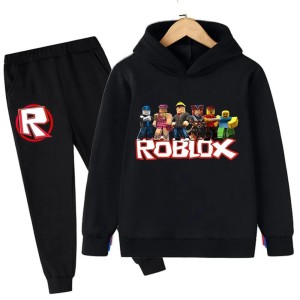 Dres dziecięcy Roblox – komplet bluza z kapturem i spodnie dla dzieci 100–160