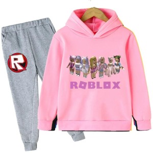 Dres dziecięcy Roblox – komplet bluza z kapturem i spodnie dla dzieci 100–160