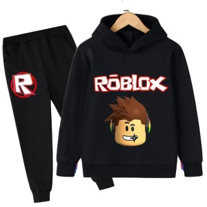 Dres dziecięcy Roblox – komplet bluza z kapturem i spodnie dla dzieci 100–160