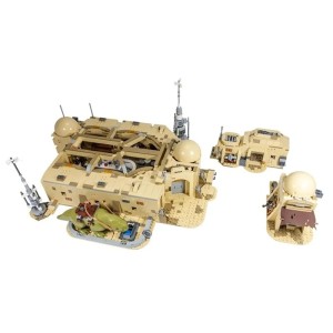 Zestaw klocków Pustynna Kantyna 3187 elementów – kosmiczna kantyna inspirowana uniwersum Star Wars