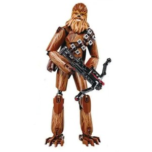 Zestaw klocków Kosmiczny Włochaty Wojownik inspirowany Chewbaccą – figurka 24 cm 179 elementów