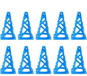 Stożki Treningowe Pachołki Sportowe Zestaw 10 szt. do Piłki Nożnej