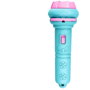 Interaktywny Projektor Latarka dla Dzieci – 10 Kart (80 Obrazków) – Edukacyjna Zabawka do Zasypiania