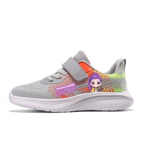 Buty Sportowe Dziecięce Demon Hunters K-POP – Sneakersy na Rzepy, Rozmiary 28-39 
