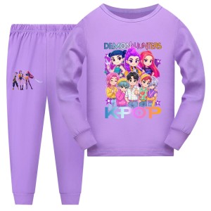 Komplet dresowy dla dzieci K-Pop Demon Hunters – Bluza i spodnie (7-13 lat)