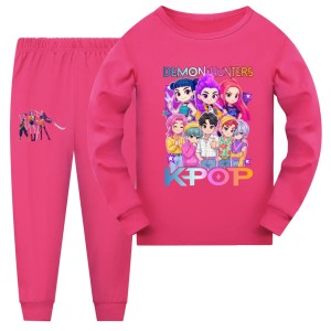 Komplet dresowy dla dzieci K-Pop Demon Hunters – Bluza i spodnie (7-13 lat)