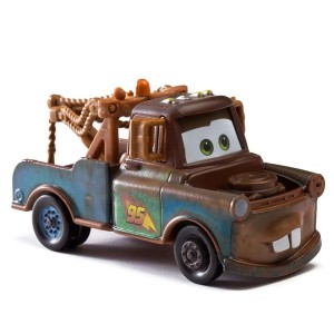Auta Disney Cars – Metalowe Autka Resoraki 8cm, Zygzak McQueen, Złomek, Skala 1:55