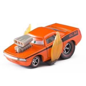Auta Disney Cars – Metalowe Autka Resoraki 8cm, Zygzak McQueen, Złomek, Skala 1:55