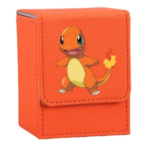 Etui na Karty Pokemon Deck Box Skórzane Pudełko TCG 8x9x11cm