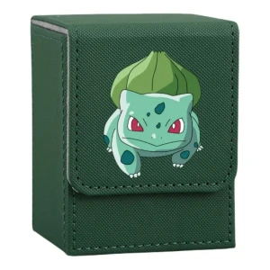Etui na Karty Pokemon Deck Box Skórzane Pudełko TCG 8x9x11cm