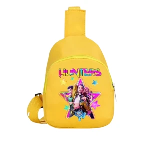 Żółta Torba na Ramię Saszetka K-Pop Hunters Nadruk 3D (4 Wzory)