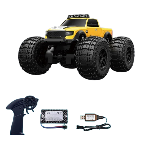 zółty zdalnie sterowany pojazd 4x4.png