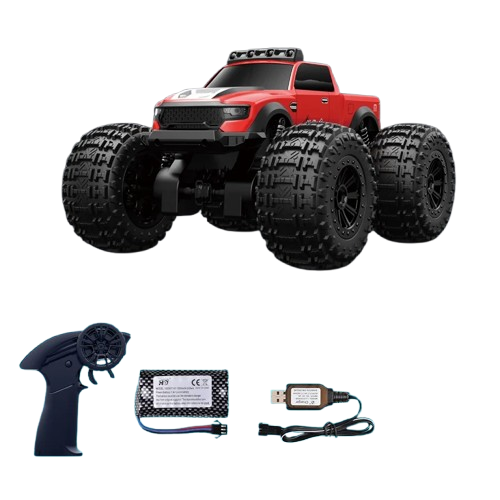 czerwony zdalnie sterowany pojazd 4x4.png