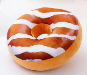 Poduszka Dekoracyjna 3D Pączek Donut Okrągłe Siedzisko dla Dzieci 40cm