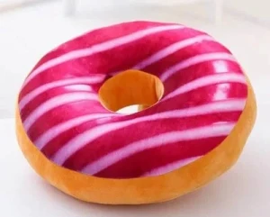 Poduszka Dekoracyjna 3D Pączek Donut Okrągłe Siedzisko dla Dzieci 40cm