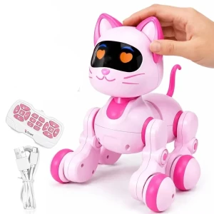 Interaktywny Kot Robot Sterowany na Pilota + Czujnik Dotyku