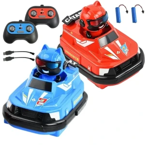 Zdalnie Sterowane Samochodziki Bumper Cars Bitwa 2w1 na Pilota 2.4 GHz z Katapultą – Interaktywne Auto Zderzakowe RC dla 2 Graczy