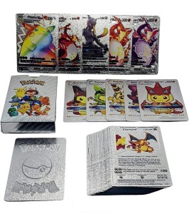 POKEMON Karty Srebne talia 55szt